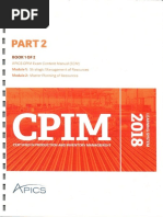 CPIM Part 01 | PDF