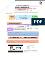 ACTIVIDAD PARA EL ESTUDIANTE #1 - 2da EXPERIENCIA