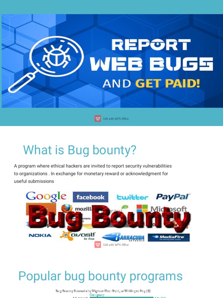 Bug Bounty Pdf Security Computer Security