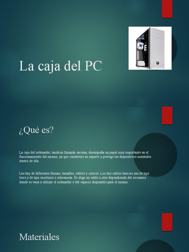 La Caja Del PC | PDF | Hardware de la computadora | Disco flexible