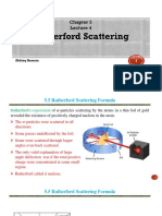 Rutherford Scattering Formula