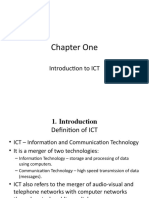 Chapter One: Introduction To ICT