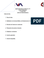 Junta de Administradores 21 Abril 2022