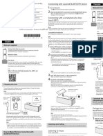 Manual de Usuario Sony SRS-X33 (Español - 2 Páginas)