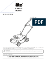 Operator'S Manual: Electric Lawn Mower