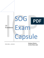 SoG - Law Foundation Exam Capsule