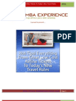 Hot Tips! Low Cost Travel Tickets and Todays New Travel Rules - BAMBA Experience