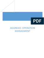 Aggreko: Operation Managment