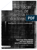 LIBRO - Cómo Hacer Tesis de Maestria y DOCTORADO