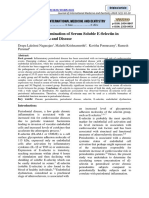 Quantitative Determination of Serum Soluble E-Selectin in