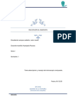 Practica de Descripción y Manejo Del Microscopio Compuesto .....