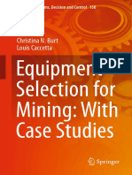(Studies in Systems, Decision and Control 150) Christina N. Burt,Louis Caccetta (auth.) -  Equipment Selection for Mining_ With Case Studies-Springer International Publishing (20