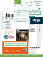 Detalle Del Consumo Total A Pagar Consumo Histórico KWH: Usuaria / Usuario