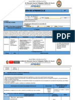 Sesión de Aprendizaje Matematicas Segunda Clase