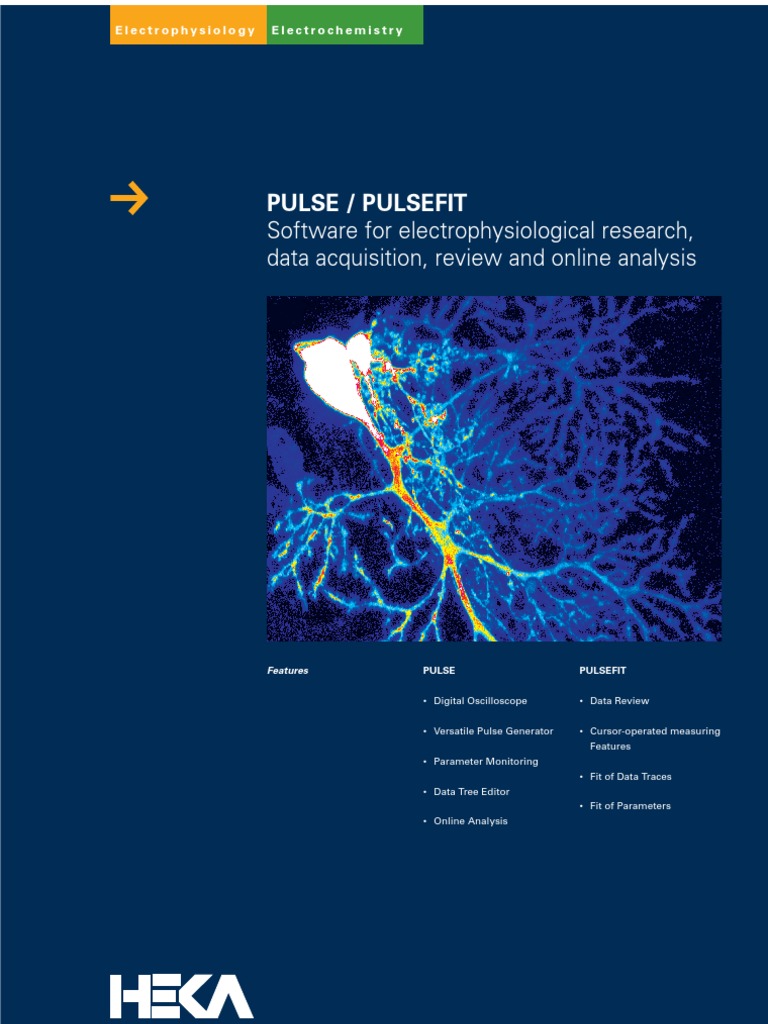 Pulse / Pulsefit: Software For Electrophysiological Research, Data ...
