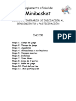 Baloncesto Minibasket - Rendi y Participación - 2020