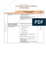 Ciencias Naturales Primer Grado: Contenidos y Actividades