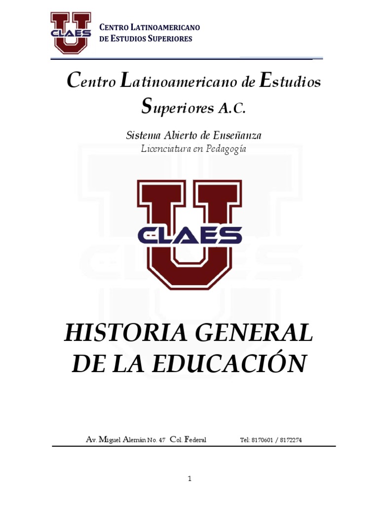 Historia de la Educación en América Latina | PDF | Ciencias sociales ...