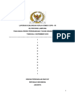 Laporan Kunjungan Kerja Komisi Ii DPR - Ri Ke Provinsi Lampung Pada Masa Reses Persidangan I Tahun Sidang 2018 - 2019 Tanggal 2 Nopember 2018