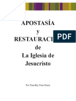 Apostasía y Restauración de La Iglesia de Jesucristo