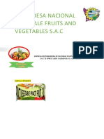 Empresa de distribución de frutas y verduras