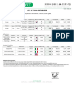 Lista de Precio Distribuidores D&A (VE) May'19