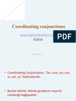 Coordinating Conjunctions