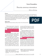 Parcerias amorosas sintomáticas segundo a teoria psicanalítica