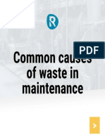 Common Causes of Waste in Maintenance