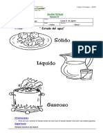 Estados de la materia 3 años