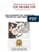 Solucionario Simulacro 14 de Agosto