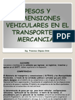 Pesos y Medidas Vehiculares de Mercancias