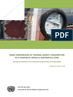 Thermal energy comparison of leather drying in temperate vs subtropical zones