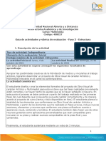 Guía de Actividades y Rúbrica de Evaluación - Unidad 2 - Fase 3 - Estructura