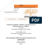 Contextos Perguntas Respostas - o Que É de Novo Na Educação de Jovens e Adultos - Paiva e Sales 2013