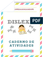 CADERNO DE ATIVIDADES DISLEXIA 1 A 10