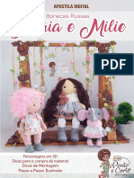 Bonecas Russa Milie e Maria - Ponto e Corte