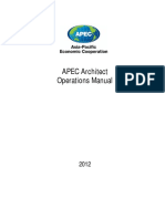 2012 Manual APEC