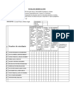 Ficha de Observación