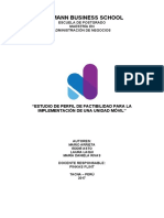 Implementación de una unidad móvil para ampliar el acceso a servicios financieros