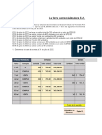 Promedio Ponderado Ejercicio 1,2 y 3