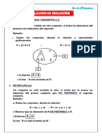 Relacion de Inclusion