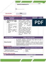 Sesiones de Aprendizaje Agosto - 2°