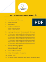 Checklist Concentracao