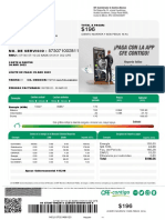 Factura CFE bimestral