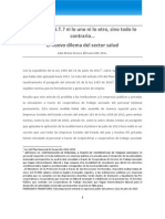 ¿ C.T.A. o E.S.T.? Ni Lo Uno Ni Lo Otro, Sino Todo Lo Contrario El Nuevo Dilema Del Sector Salud