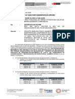 Informe de Solicitud de Analisis de Muestras Mortero