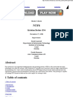 Master's Thesis On NTFS