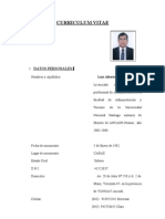 Curriculum Vitae 20010