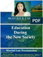 Education During New Society